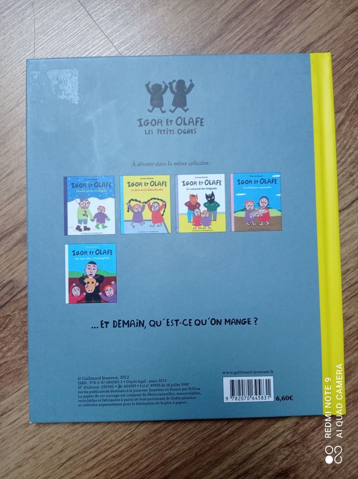 Livre album enfant Igor et Olafe, la caverne d'Ali Baba, Gallimard Jeunesse - photo numéro 4