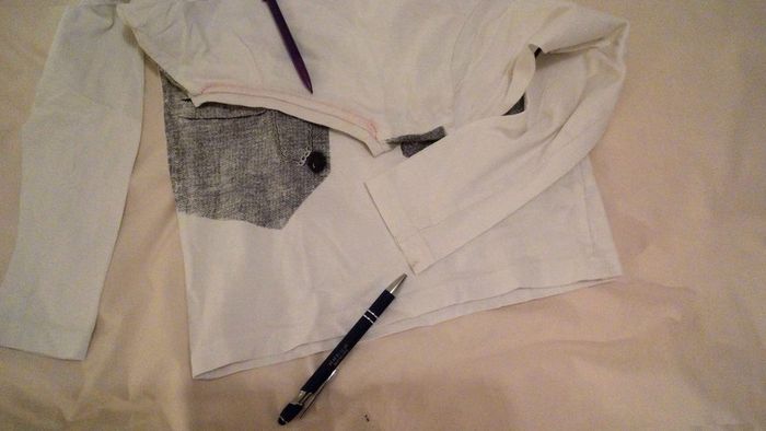 Tee shirt T8A manche longue  avec dessin - photo numéro 3