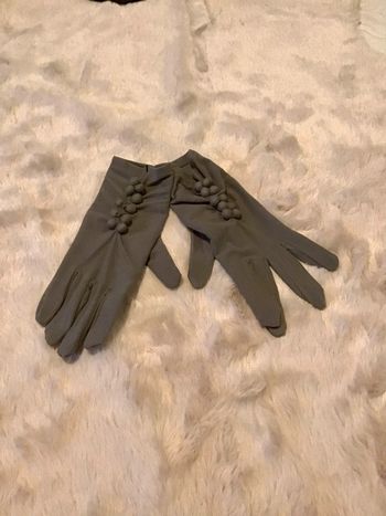 Paire de gants taille unique grise