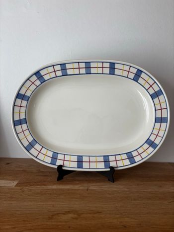 Plat ovale Villeroy et Boch modèle Odette