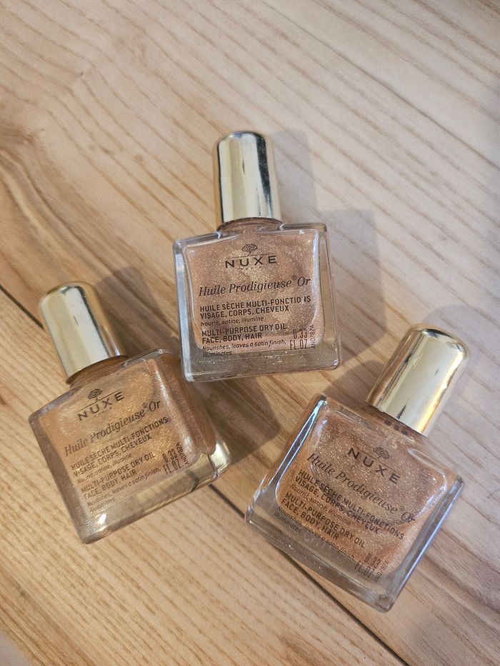 NUXE lot 3 huiles