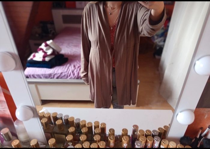 Gilet femme marron taille L - photo numéro 3