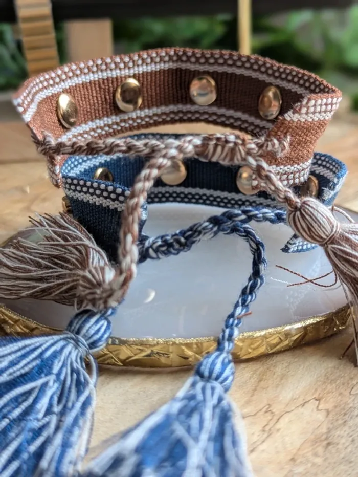 Bracelet tissé cœur tendance - photo numéro 4