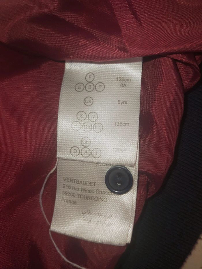 Manteau bleu marine fille 8 ans Vertbaudet - photo numéro 13