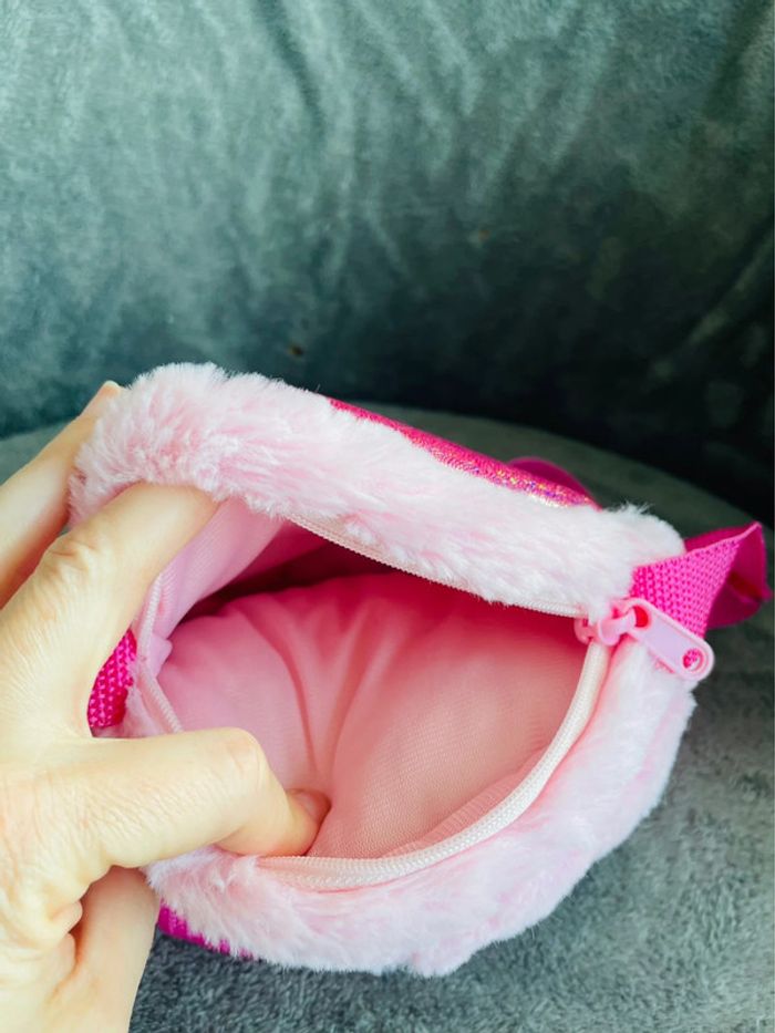 Sac bandoulière fille pingouin rose - photo numéro 5