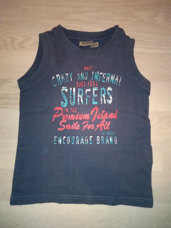 Débardeur bleu Tape à l'oeil T. 5 ans