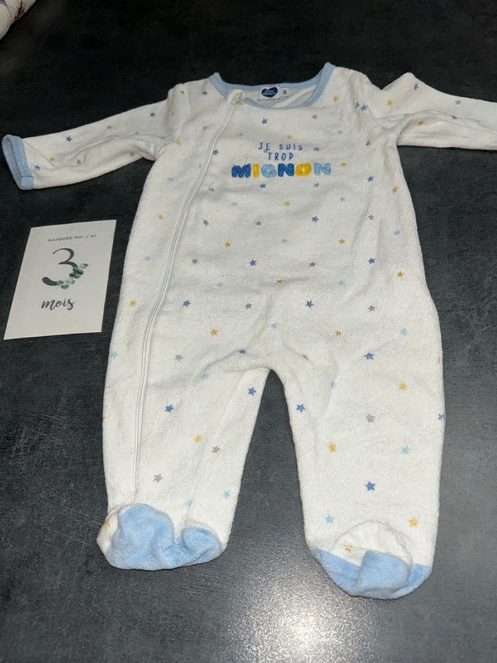 Pyjama bébé « je suis trop mignon » - photo numéro 2