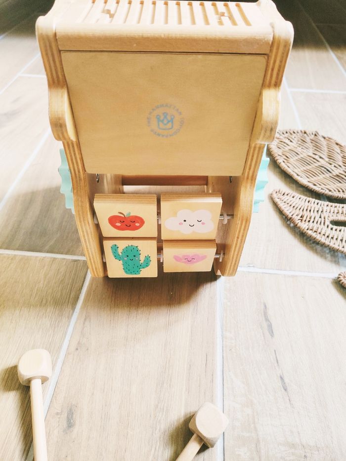 🦙Lili Lama multi activités musicale en bois marque Manhattan toy - photo numéro 5