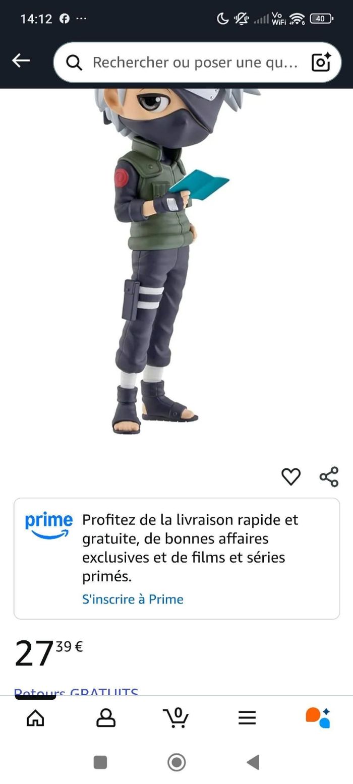 Lot de 6 Figurines anime Naruto Shippuden Q posket Ver.A Sasuke Uchiha BANPRESTO - photo numéro 3