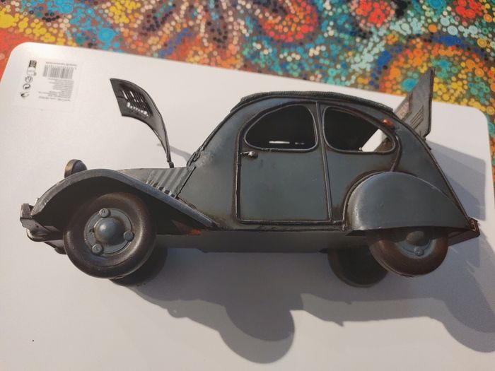 Jouet 2 cv en fer - photo numéro 5