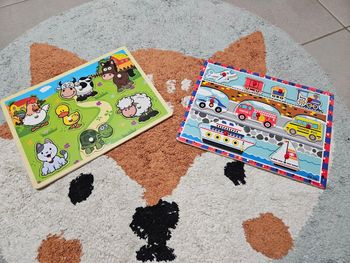 Lot de 2 puzzles pour bebe