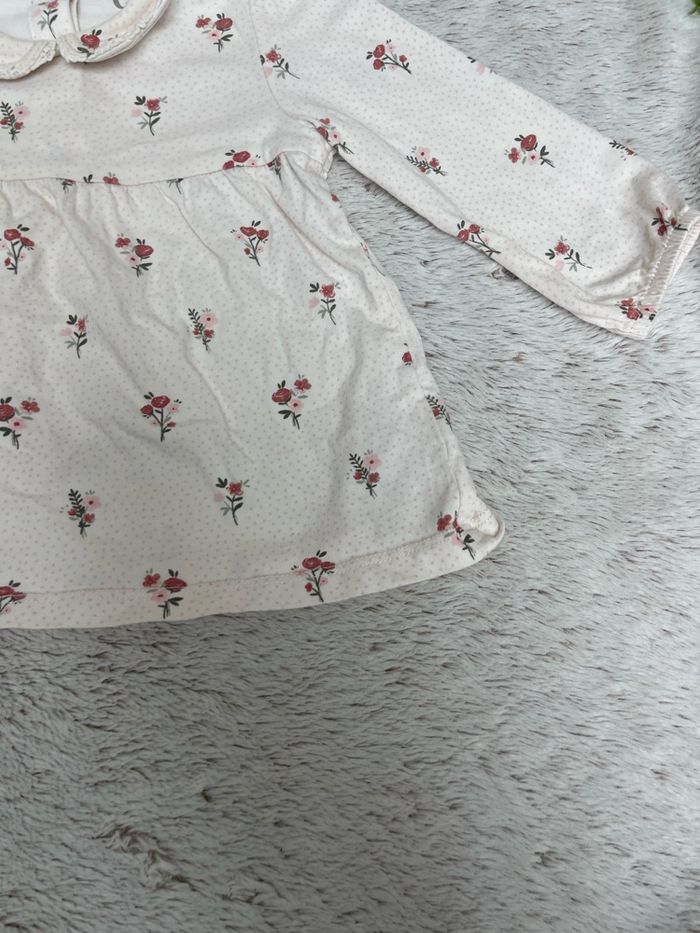 Blouse blanche imprimée fleuris - C&A - photo numéro 4