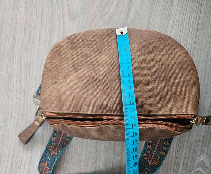 Sac banane beige marron - photo numéro 7