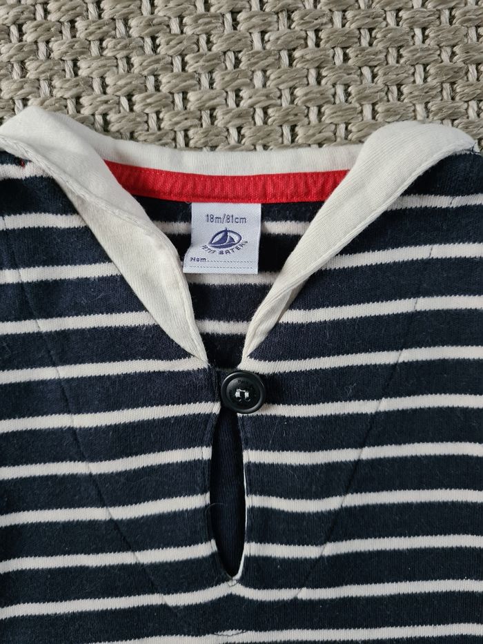 Robe courte marinière avec col - 18 mois - photo numéro 8