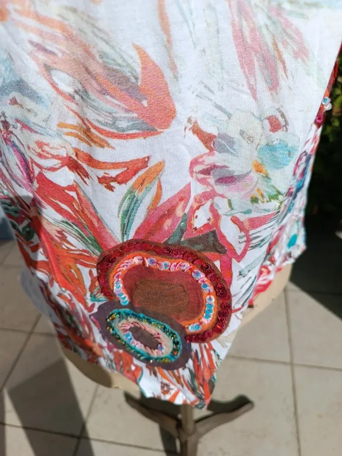 Débardeur blanc Desigual - photo numéro 3