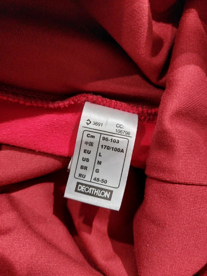 Sweat-shirt chaud hiver col roulé quechua femme taille L - photo numéro 8