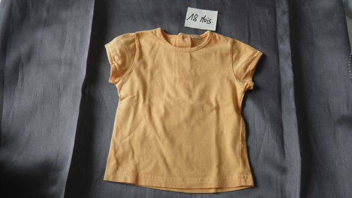T-shirt manches courtes 18 mois orange
