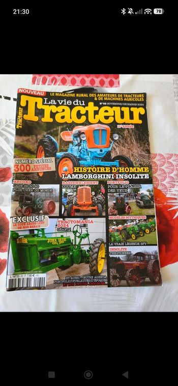Magazine tracteur 