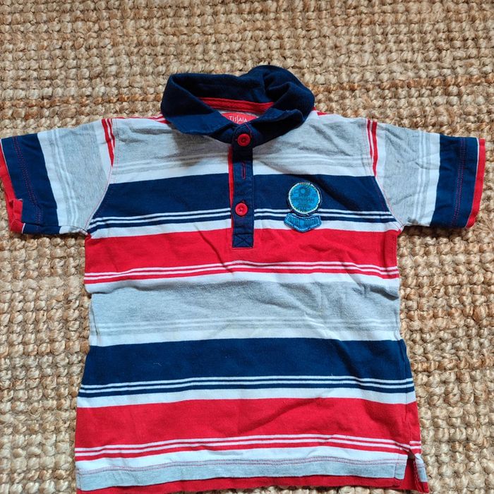Polo à rayures 24 mois