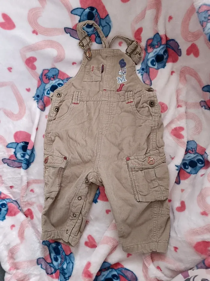 Salopette sergent major taille 12 mois
