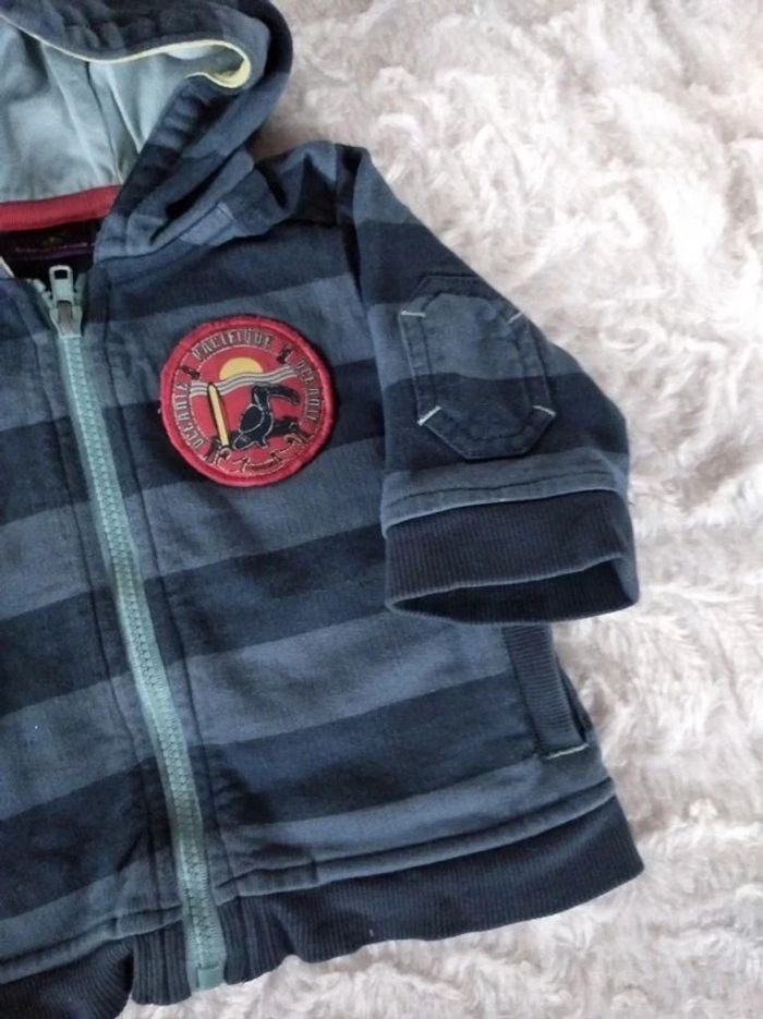 Veste Gilet avec capuche Garçon 3 mois Sergent Major Perroquet - photo numéro 4