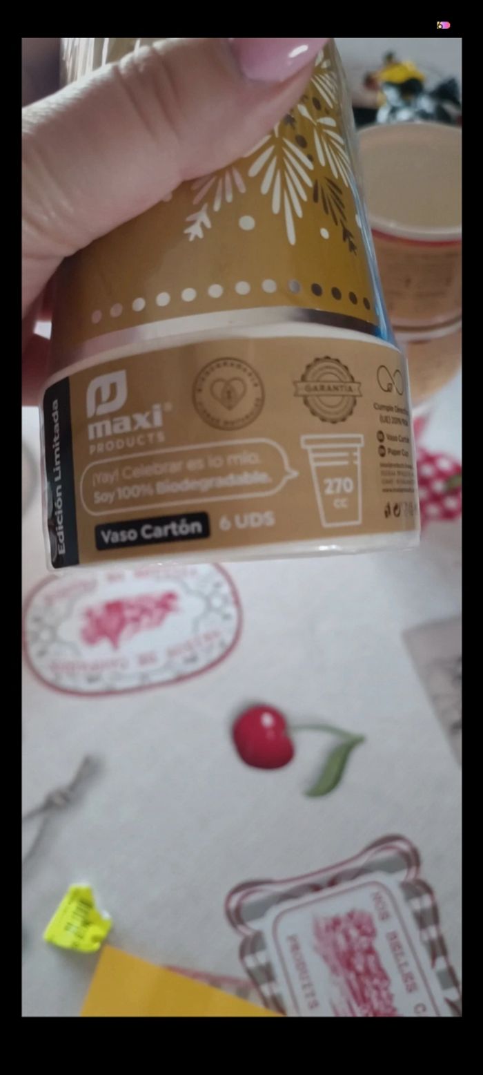 Lot de gobelets en carton - photo numéro 2