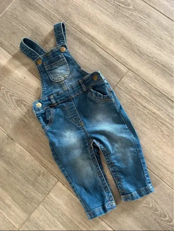 Salopette en jean bo fille 12 mois