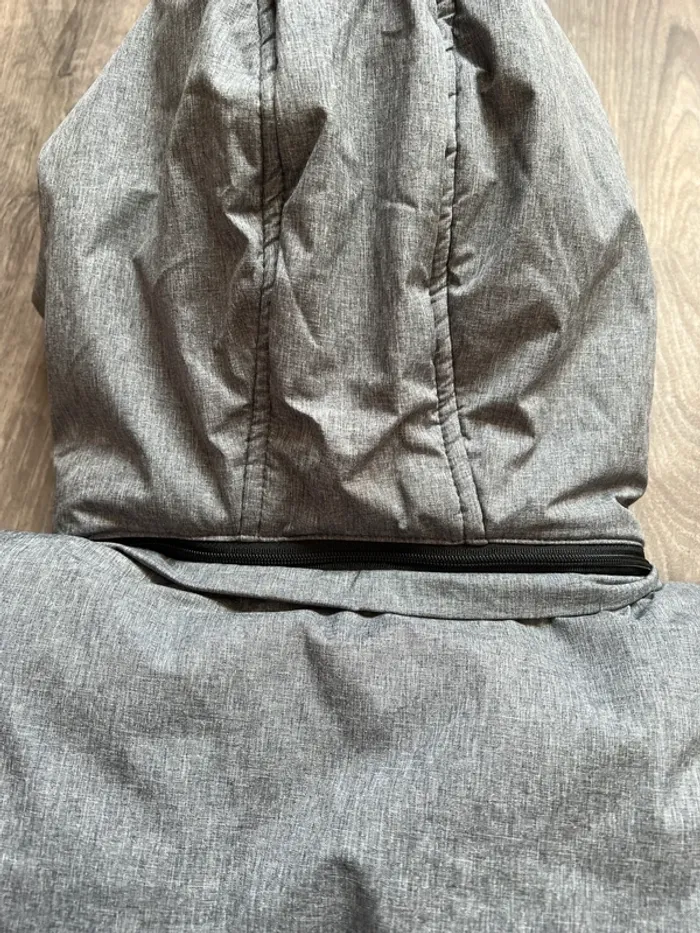 Beau blouson doudoune gris à capuche taille 12 ans Kiabi - photo numéro 5