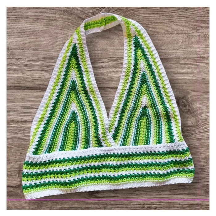 Crop top au crochet Boutique italienne Taille S