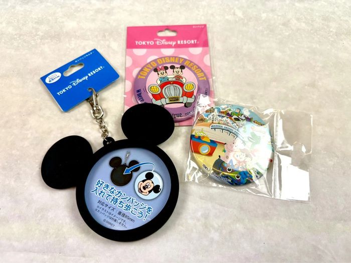 Porte clé porte badge tête de Mickey Tokyo Disneyland import Japon - photo numéro 4