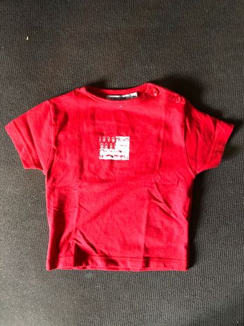 Tee shirt rouge 12m