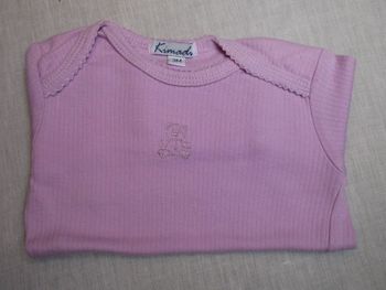 T-shirt violet, 3 mois