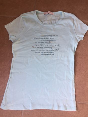 Tee-shirt bleu clair