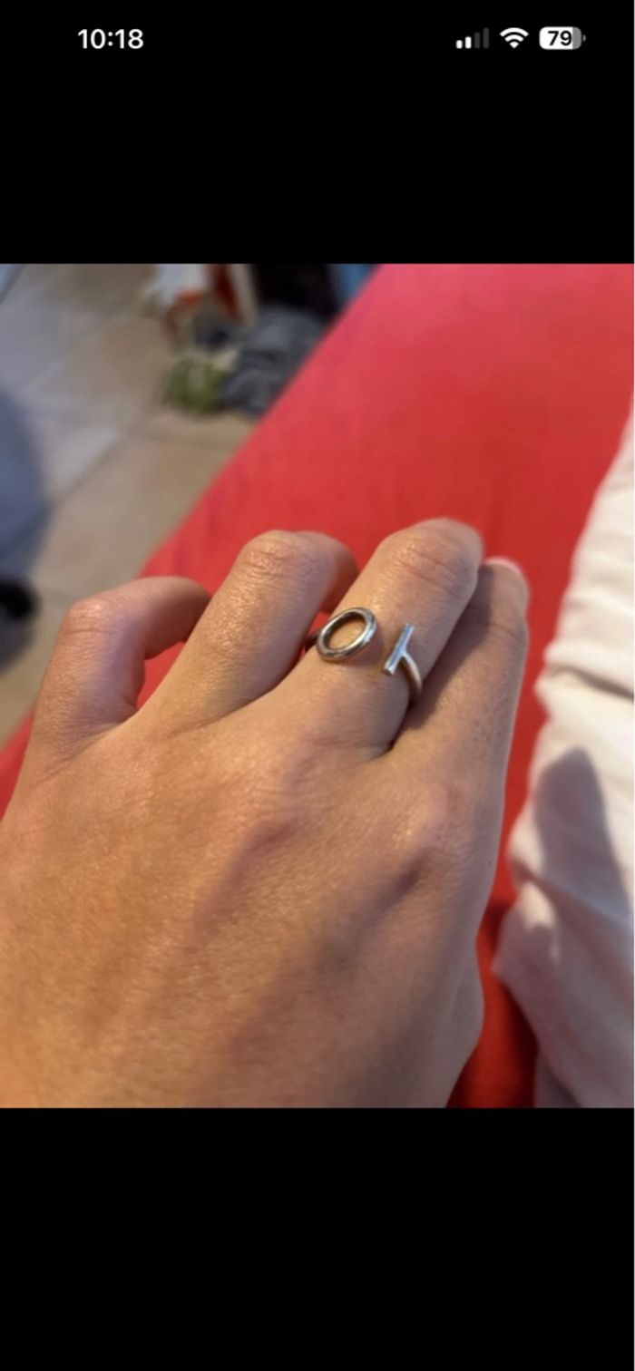 Bague fantaisie argent - photo numéro 2