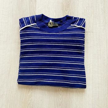 Dolza France Marinière Bleu et Blanc Femme French Collection Exclusive (Taille M)