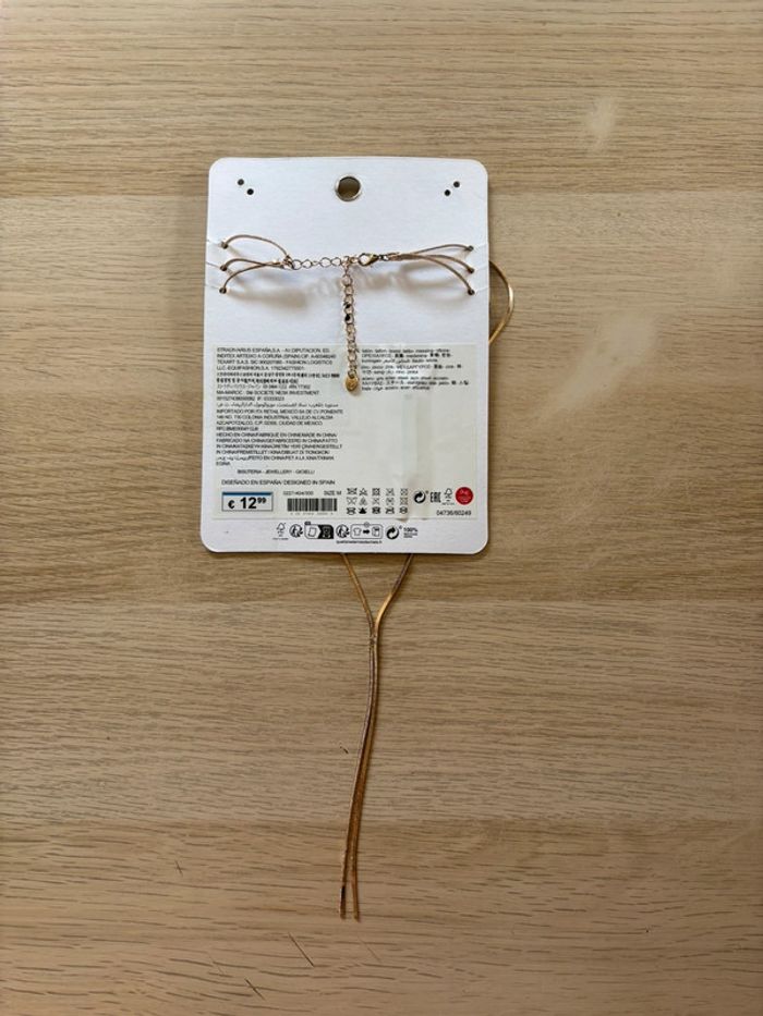 Collier avec plusieurs rangs doré Stradivarius - photo numéro 2
