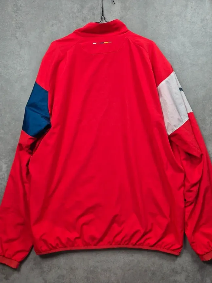 Veste coupe vent Puma Arsenal Rouge et blanche Taille XXL - photo numéro 2