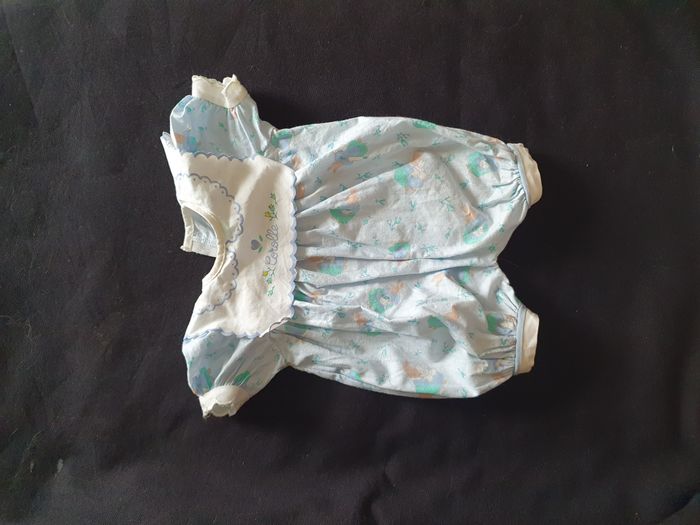 Vêtement bleu pour Poupée nouveau né garçon Corolle 1992 vintage
