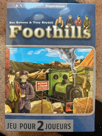 NEUF sous blister Jeu de société train Foothills Funforge Snowdonia Experience chemin fer