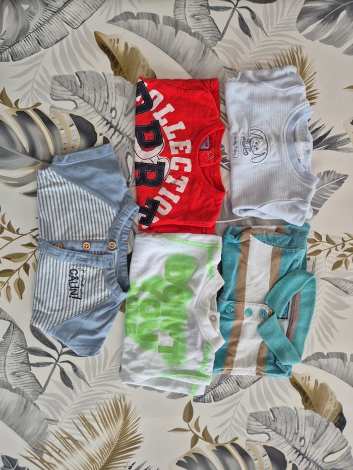 Lot de 5 tee-shirt manche courtes