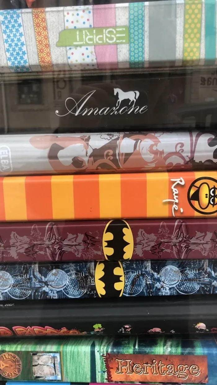 Lot de 3 classeurs