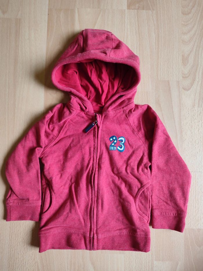 Sweat zippé à capuche Neuf Vertbaudet en 24M