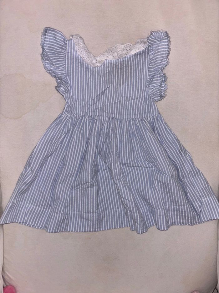 Robe rayé neuve été printemps 18 mois - photo numéro 5