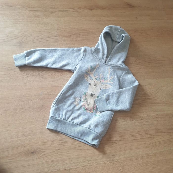 🩷 Robe à capuche 4 ans Little Girls #emyfleury_4ansfille - photo numéro 3