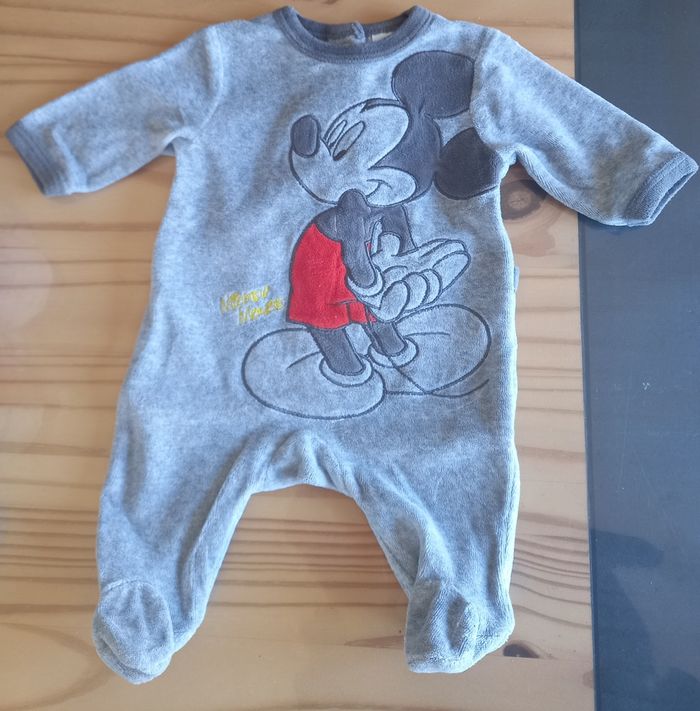 Pyjama velours bébé