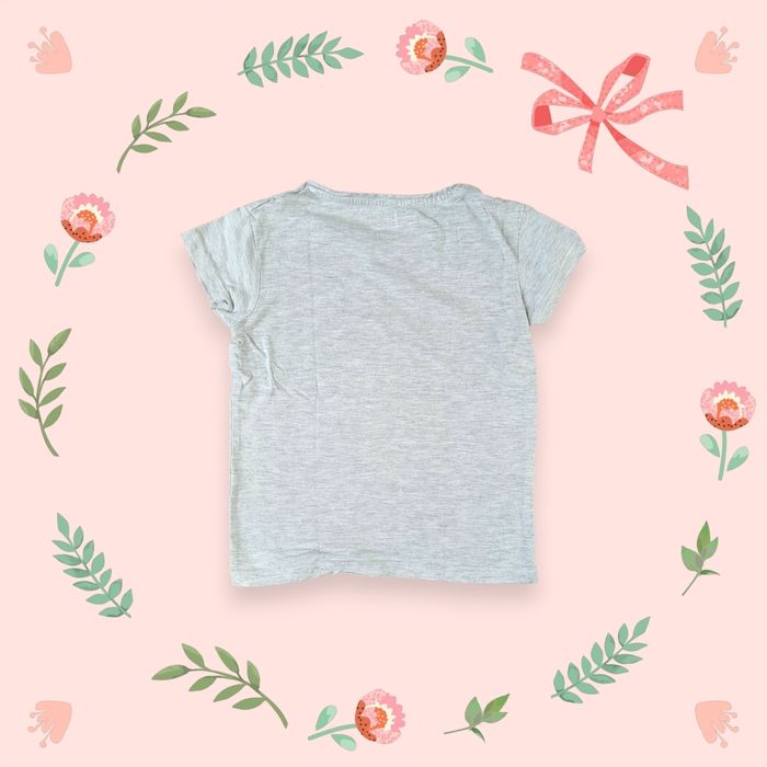 T-shirt fille gris - photo numéro 2