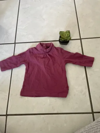 Sous pull prune 6 mois