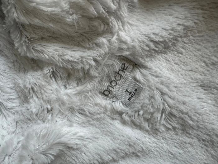 Gilet tricot intérieur fourrure ultra doux gris 1/3 mois neuf - photo numéro 3