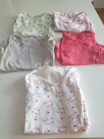 Lot bodies 12 mois