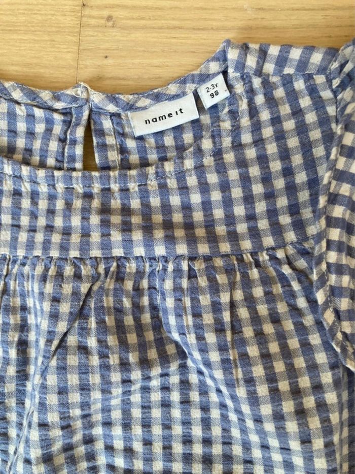 Blouse Vichy 3 ans - photo numéro 3